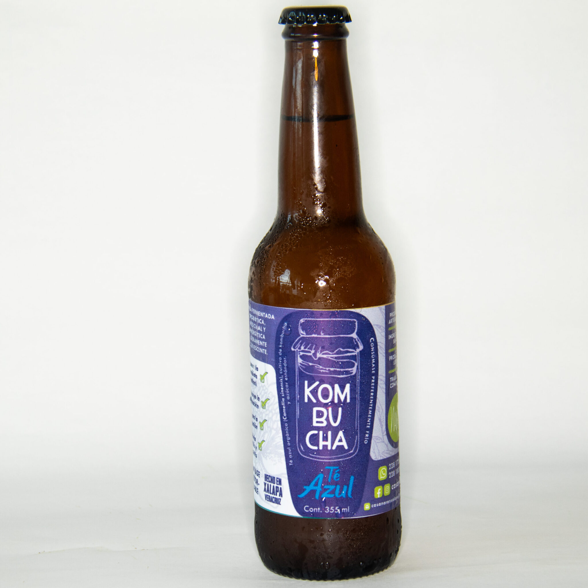 Kombucha de Té azul 355ml