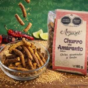 Churro de amaranto chiles quemados 50g
